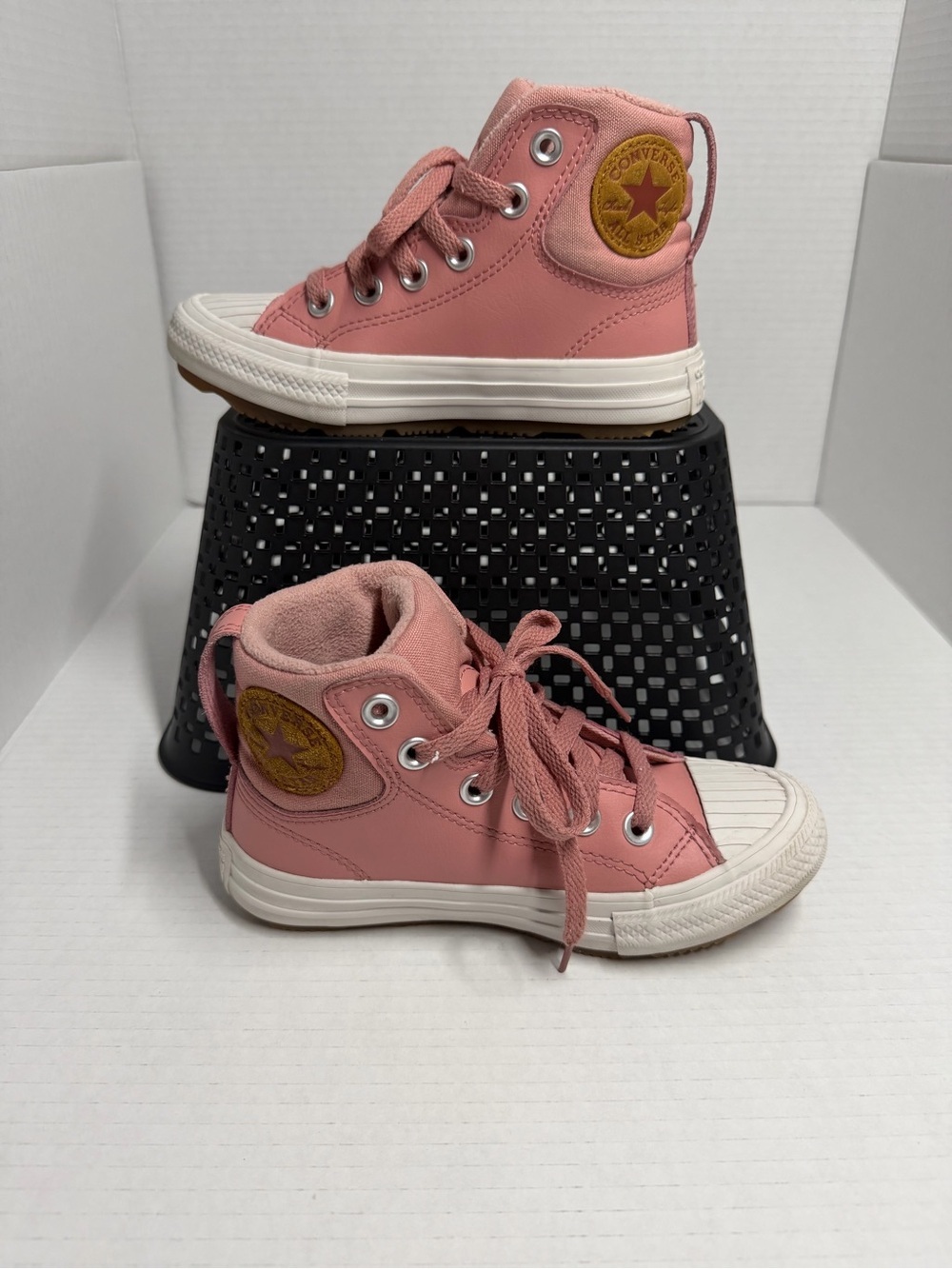 Converse Chuck Taylor All Star Counter Climate Kids High Top Sneaker size13 Pink